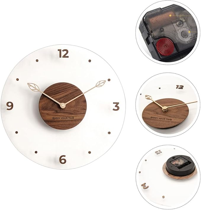 White Modern Design Silent - Wall Clock
