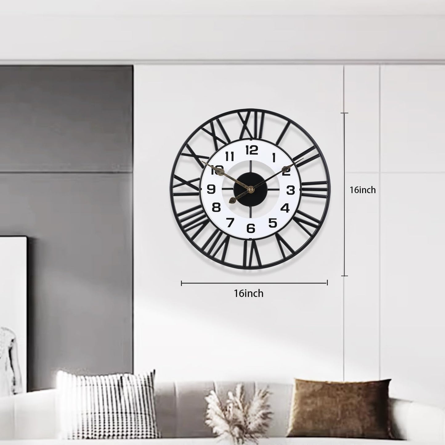 Roman Unique Salient - Wall Clock