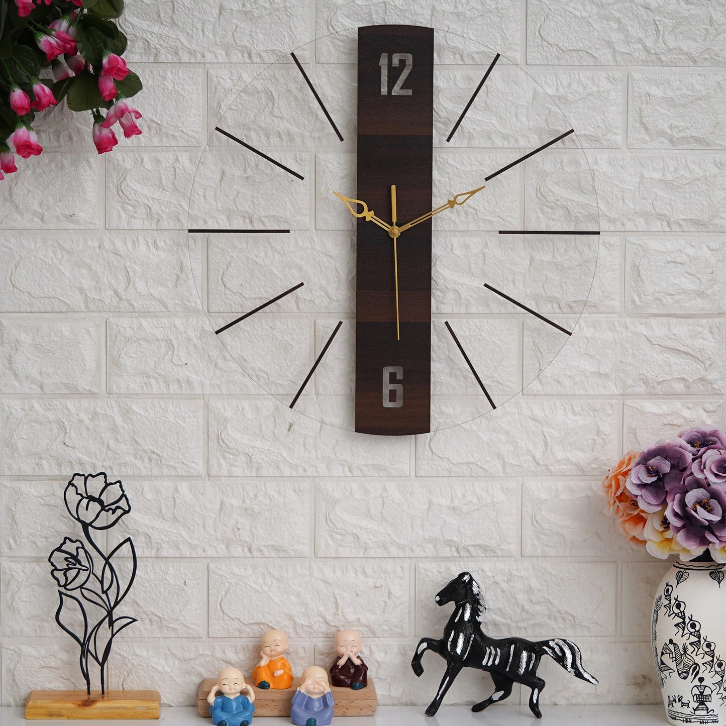 Modern Aesthetic Silent - Wall Clock