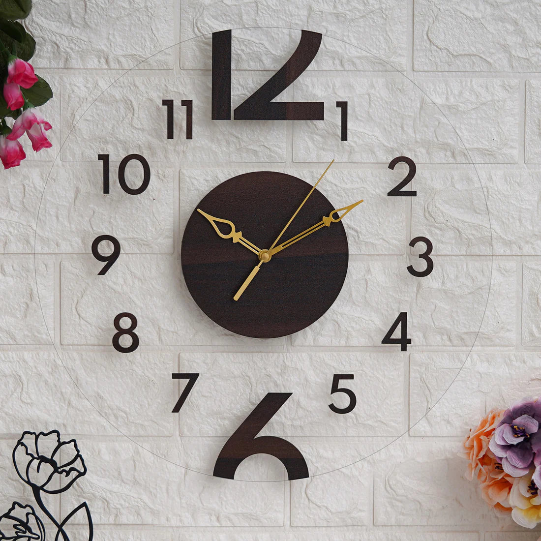 Modern Roman Style Silent - Wall Clock