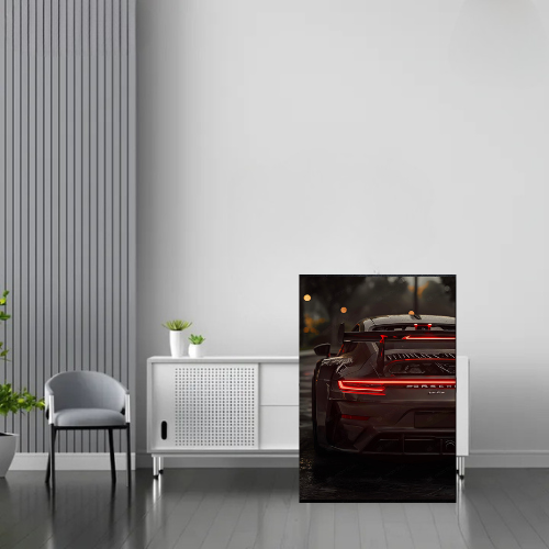 Porsche 911 GT3 RS Aesthetic Look | LED Neon Frame Poster