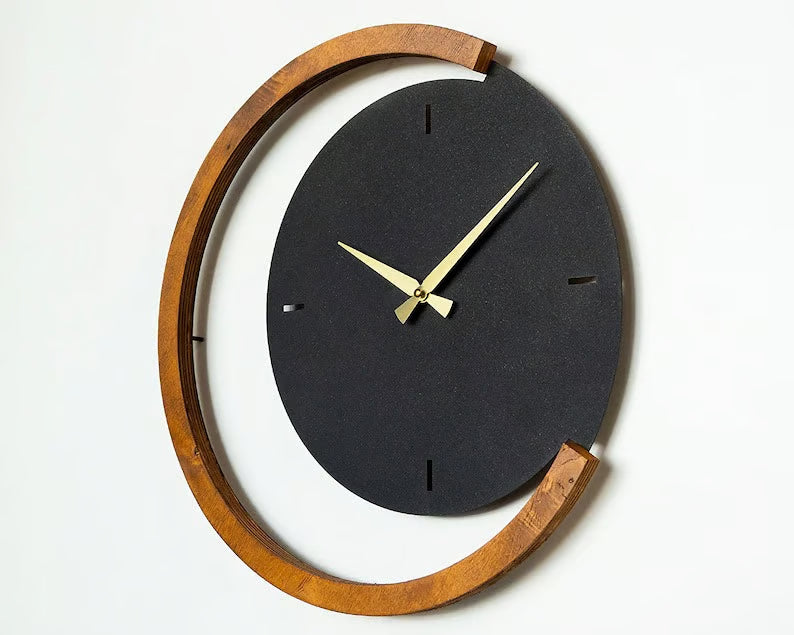 Lunar Loop – Silent Modern Wall Clock