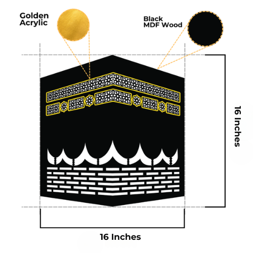 Noor-e-Kaaba – Illuminated Islamic Neon Wall Frame
