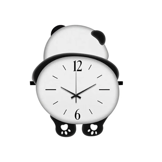Dancing Panda Wall Clock - Acrylic Decor