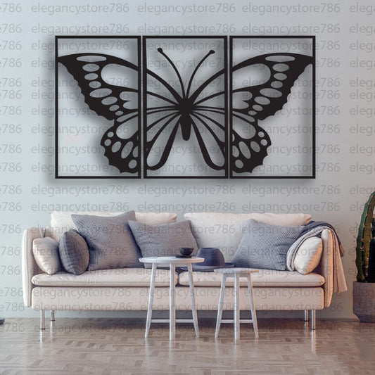 UNIQUE ACRYLIC BUTTERFLY 3 PCS